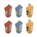 Pack x3 - Calcetines Antideslizantes con Diseños de Animalitos (6M a 5A)