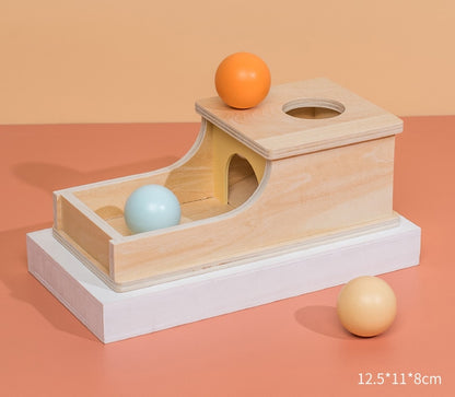 Caja Montessori de Colores Macaroon para Juegos Sensoriales y Aprendizaje
