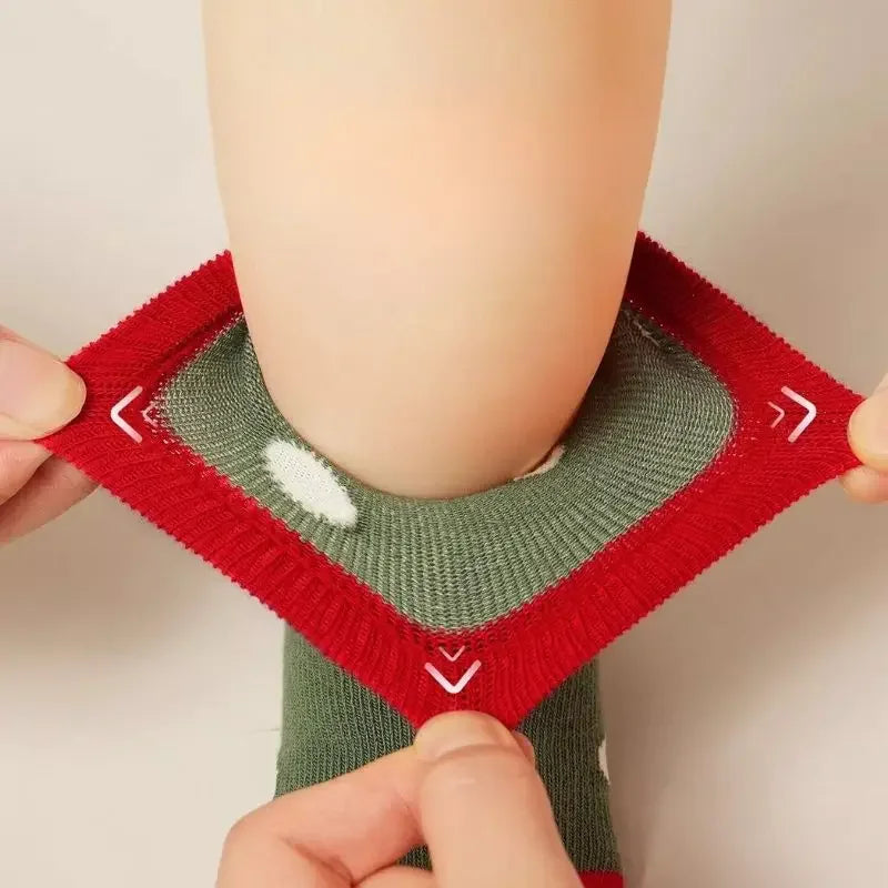 1 Unidad -  Calcetines Navideños para Bebé y Niños