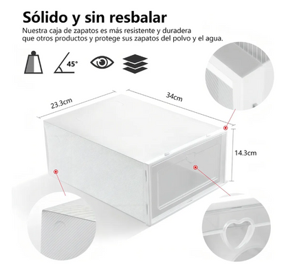 Cajitas Apilables para Zapatillas | Mantén el Orden con Estilo