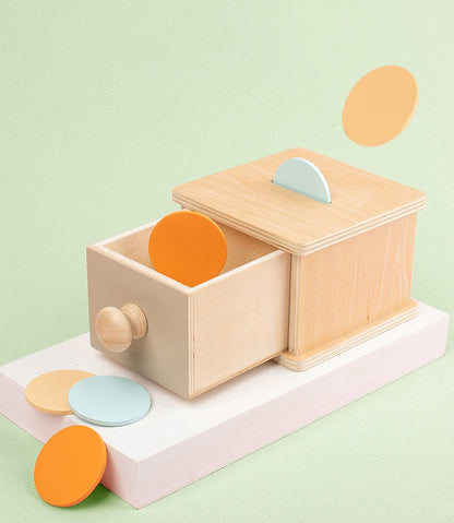 Caja Montessori de Colores Macaroon para Juegos Sensoriales y Aprendizaje